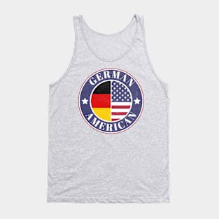 Proud German-American Badge - Germany Flag Tank Top